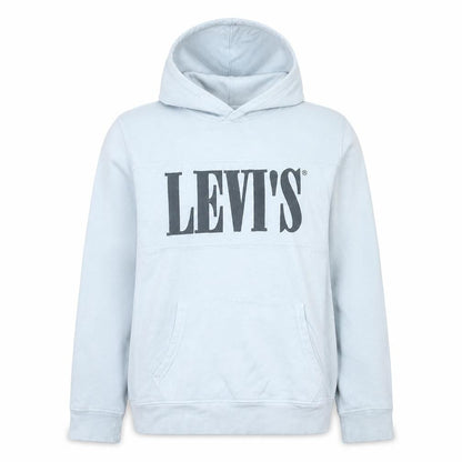 Mens UK Size M Levi's White Pullover Hoodie