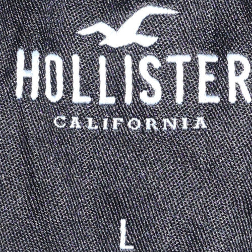 Mens UK Size L Hollister Blue Pullover Hoodie