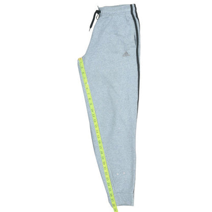Adidas Boys Grey Jogger Sweatpants 13-14 Years Elastic Waist Fleece