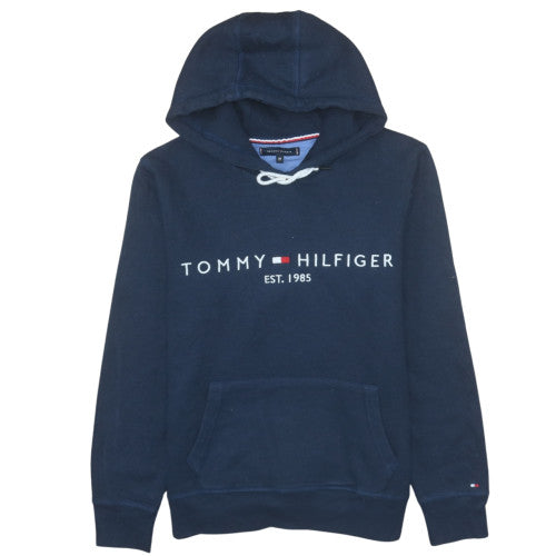 Mens UK Size M Tommy Hilfiger Blue Pullover Hoodie