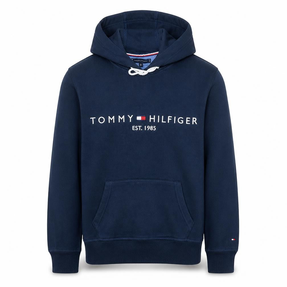 Mens UK Size M Tommy Hilfiger Blue Pullover Hoodie