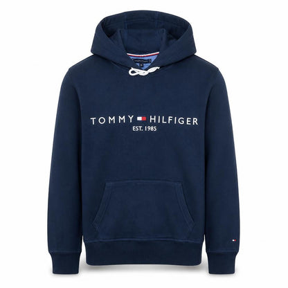 Mens UK Size M Tommy Hilfiger Blue Pullover Hoodie