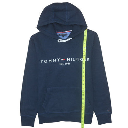 Mens UK Size M Tommy Hilfiger Blue Pullover Hoodie