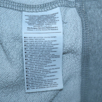 Womens UK Size XS Nike Grey Pullover Hoodie