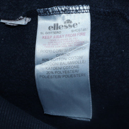Mens UK Size M ellesse Blue Pullover Hoodie
