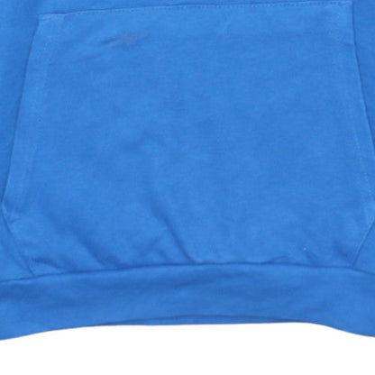 Reebok Girls Blue Pullover Hoodie 14 Years Sports Graphic Hooded Sweatshirt