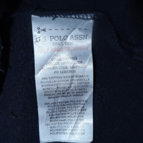 Girls UK Size 12-13 Years U.S. Polo Assn. Regular Fit Jogger Blue Trousers
