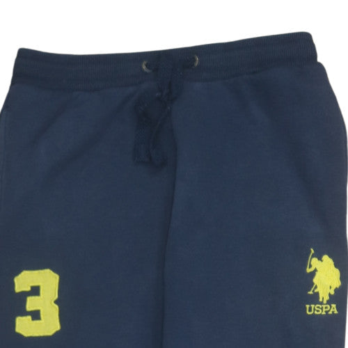 Girls UK Size 12-13 Years U.S. Polo Assn. Regular Fit Jogger Blue Trousers