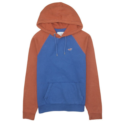 Mens UK Size S Hollister Blue Pullover Hoodie