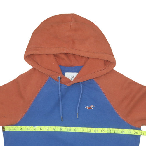 Mens UK Size S Hollister Blue Pullover Hoodie