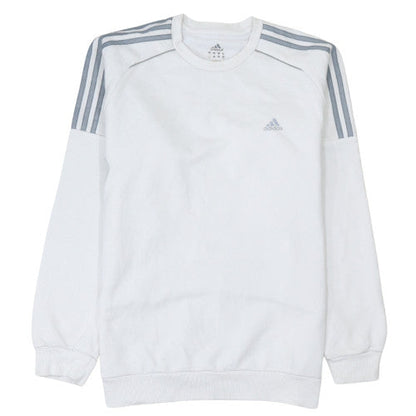 Mens UK Size M adidas White Pullover Sweatshirt