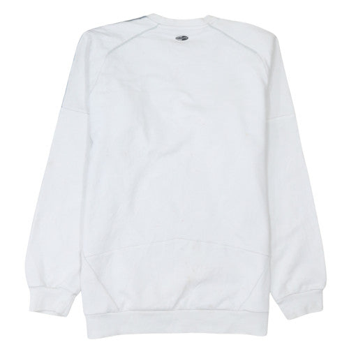Mens UK Size M adidas White Pullover Sweatshirt