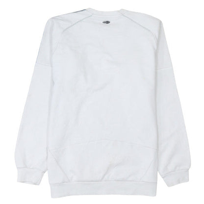 Mens UK Size M adidas White Pullover Sweatshirt