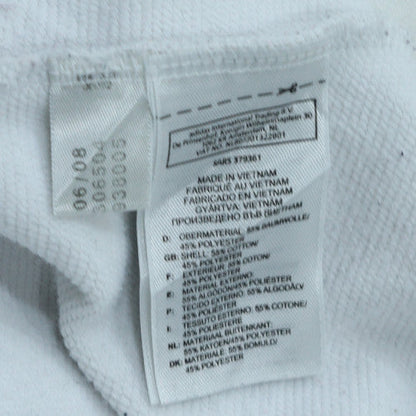 Mens UK Size M adidas White Pullover Sweatshirt