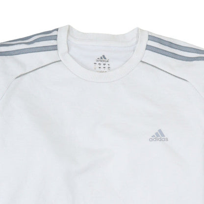 Mens UK Size M adidas White Pullover Sweatshirt