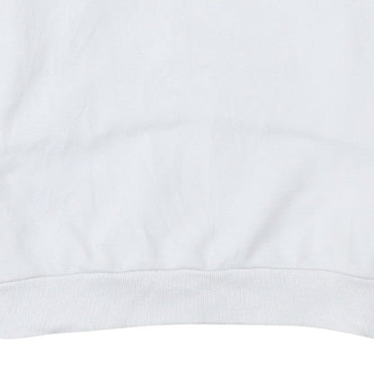 Mens UK Size M adidas White Pullover Sweatshirt