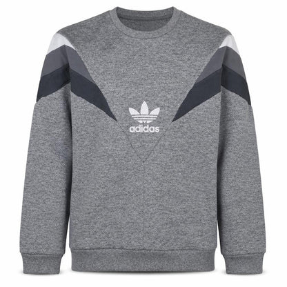 Mens UK Size M adidas Grey Pullover Sweatshirt