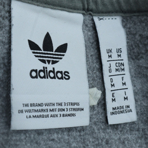 Mens UK Size M adidas Grey Pullover Sweatshirt