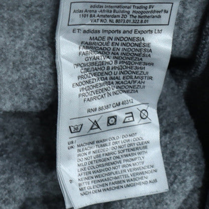 Mens UK Size M adidas Grey Pullover Sweatshirt