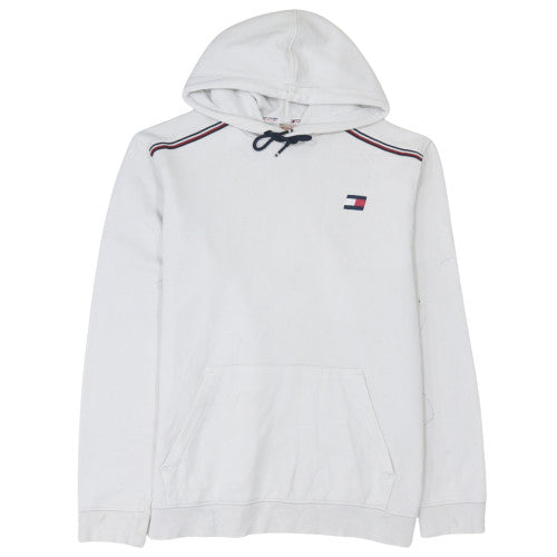 Mens UK Size L Tommy Sport White Pullover Hoodie