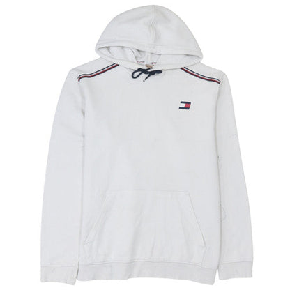 Mens UK Size L Tommy Sport White Pullover Hoodie
