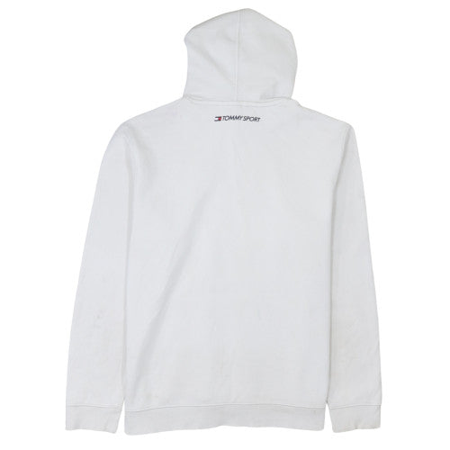 Mens UK Size L Tommy Sport White Pullover Hoodie