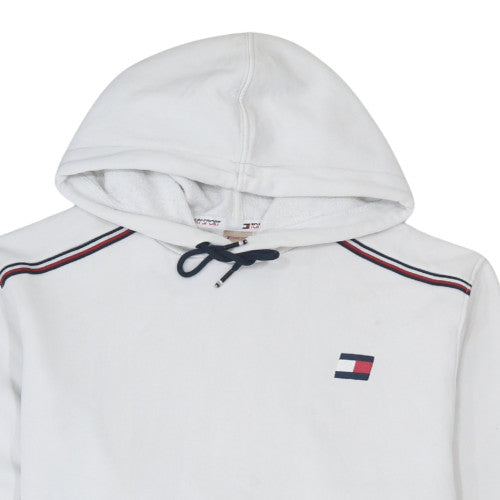 Mens UK Size L Tommy Sport White Pullover Hoodie