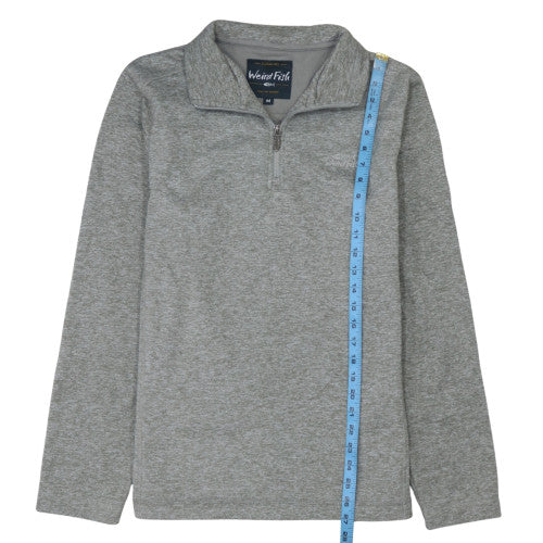 Mens UK Size M Weird Fish Grey Pullover Sweatshirt