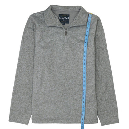 Mens UK Size M Weird Fish Grey Pullover Sweatshirt