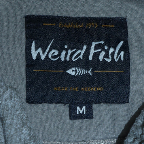 Mens UK Size M Weird Fish Grey Pullover Sweatshirt