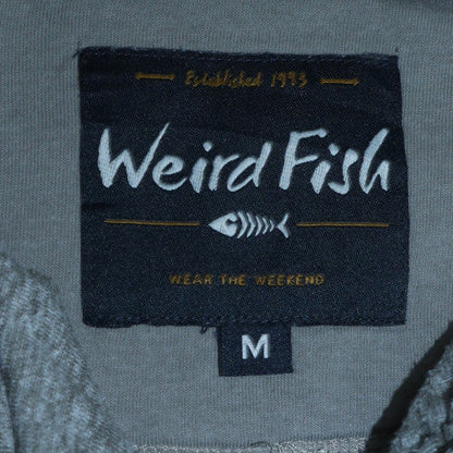 Mens UK Size M Weird Fish Grey Pullover Sweatshirt