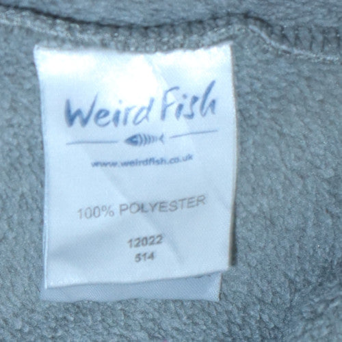 Mens UK Size M Weird Fish Grey Pullover Sweatshirt