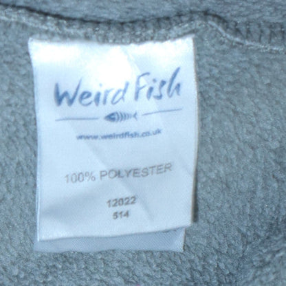 Mens UK Size M Weird Fish Grey Pullover Sweatshirt