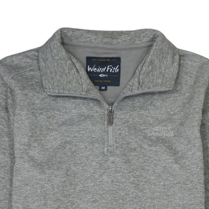 Mens UK Size M Weird Fish Grey Pullover Sweatshirt