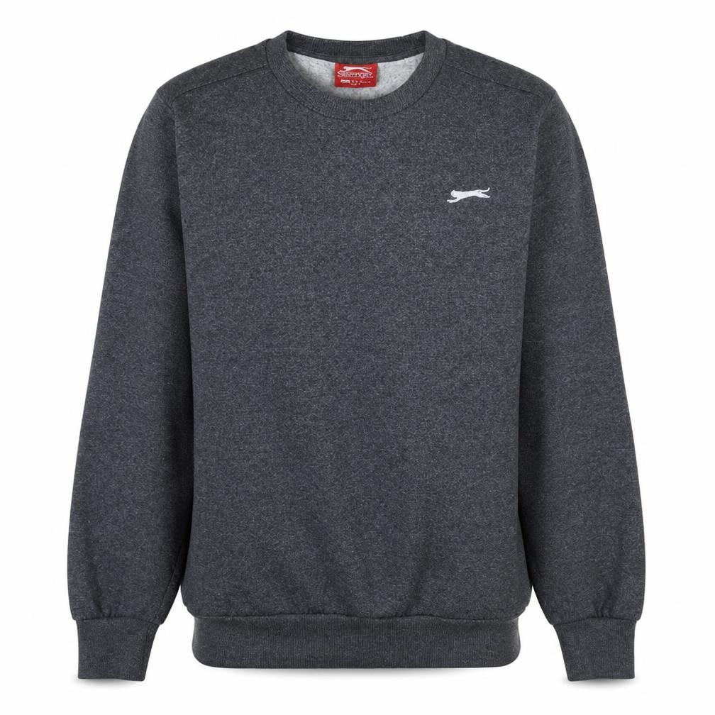 Mens UK Size M Slazenger Grey Pullover Sweatshirt