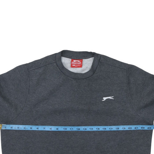 Mens UK Size M Slazenger Grey Pullover Sweatshirt
