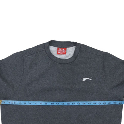 Mens UK Size M Slazenger Grey Pullover Sweatshirt