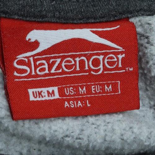 Mens UK Size M Slazenger Grey Pullover Sweatshirt