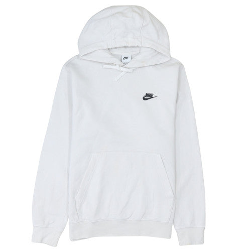Mens UK Size S Nike White Pullover Hoodie