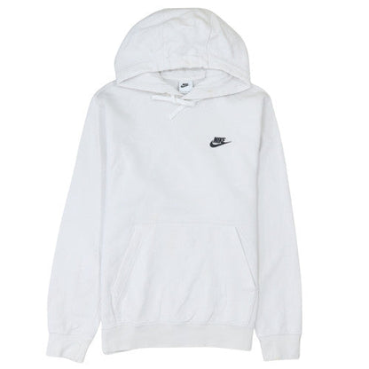 Mens UK Size S Nike White Pullover Hoodie