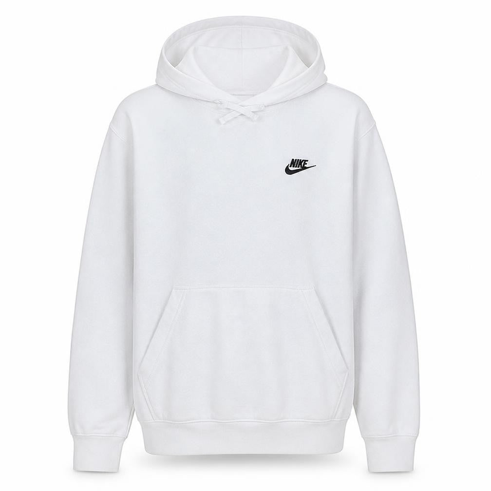 Mens UK Size S Nike White Pullover Hoodie
