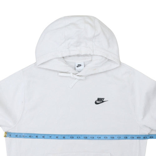 Mens UK Size S Nike White Pullover Hoodie