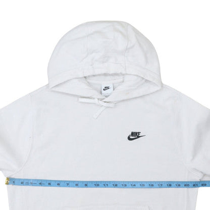 Mens UK Size S Nike White Pullover Hoodie