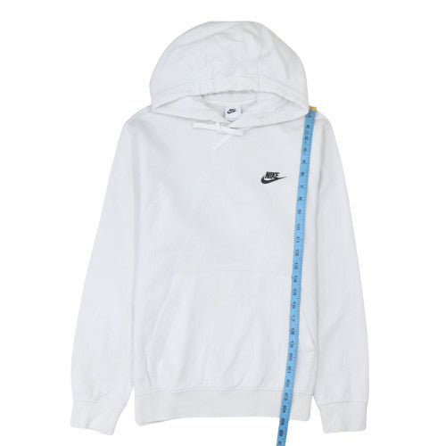 Mens UK Size S Nike White Pullover Hoodie