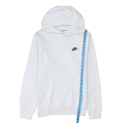 Mens UK Size S Nike White Pullover Hoodie