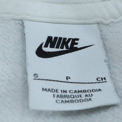 Mens UK Size S Nike White Pullover Hoodie