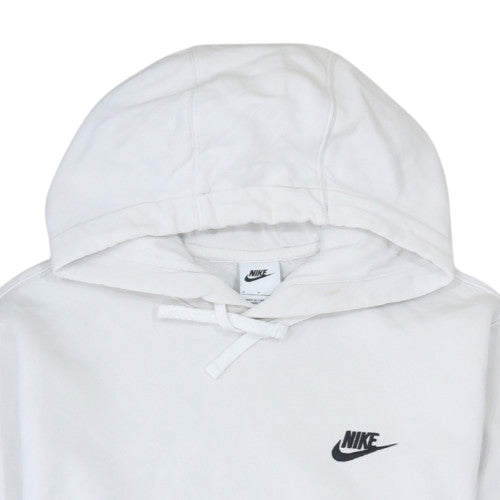 Mens UK Size S Nike White Pullover Hoodie