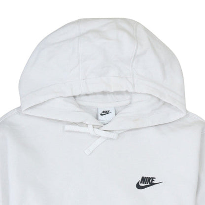 Mens UK Size S Nike White Pullover Hoodie