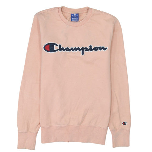Womens UK Size XS Champion Pink Pullover Sweatshirt