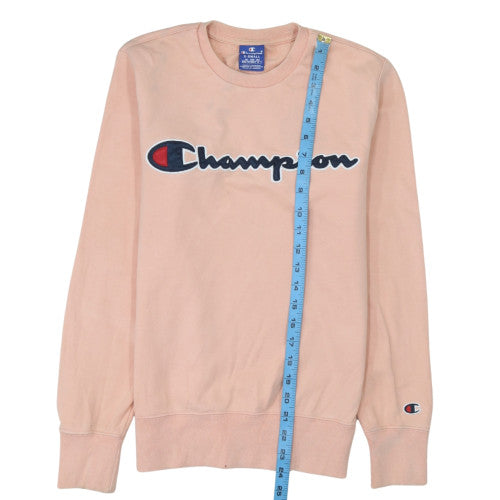 Womens UK Size XS Champion Pink Pullover Sweatshirt